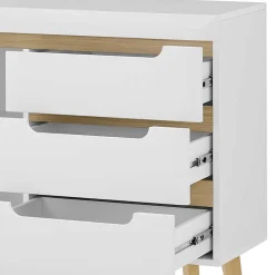New Wohnen Skandi Kombi-Kommode 107 cm breit - Ginko