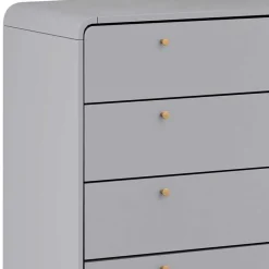 Discount Wohnen Skandi Kommode in Grau & Eiche - Wavan