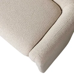 New Wohnen Skandi Polsterbank in Beige Strukturstoff - Greta