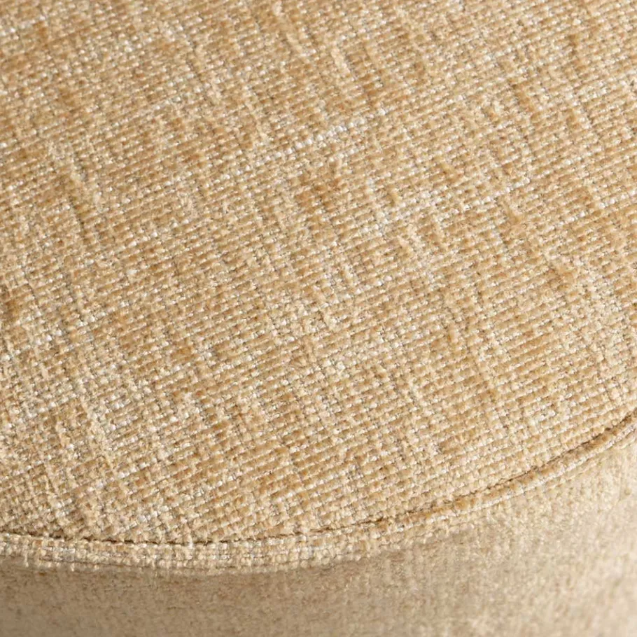 Sale Wohnen Skandi Polsterhocker in Champagner - Fakoa