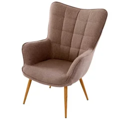 New Wohnen Skandi Polstersessel in Beige - Trees