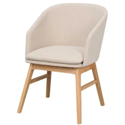 Best Wohnen Skandi Polsterstuhl in Beige - Curelino (2er Set)