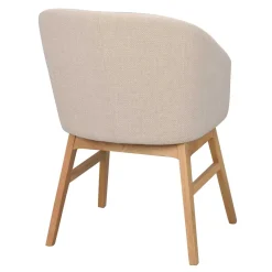 Best Wohnen Skandi Polsterstuhl in Beige - Curelino (2er Set)