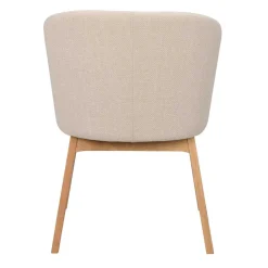 Best Wohnen Skandi Polsterstuhl in Beige - Curelino (2er Set)