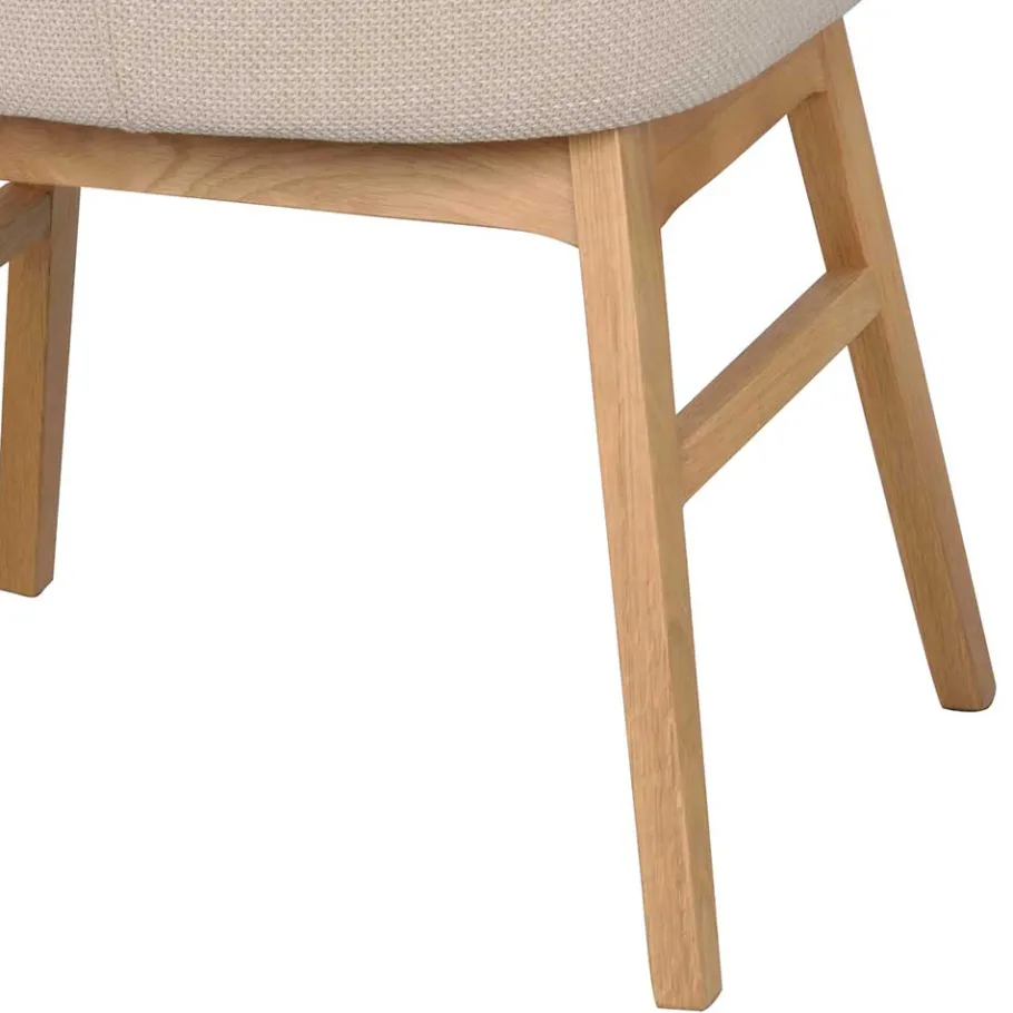 Best Wohnen Skandi Polsterstuhl in Beige - Curelino (2er Set)