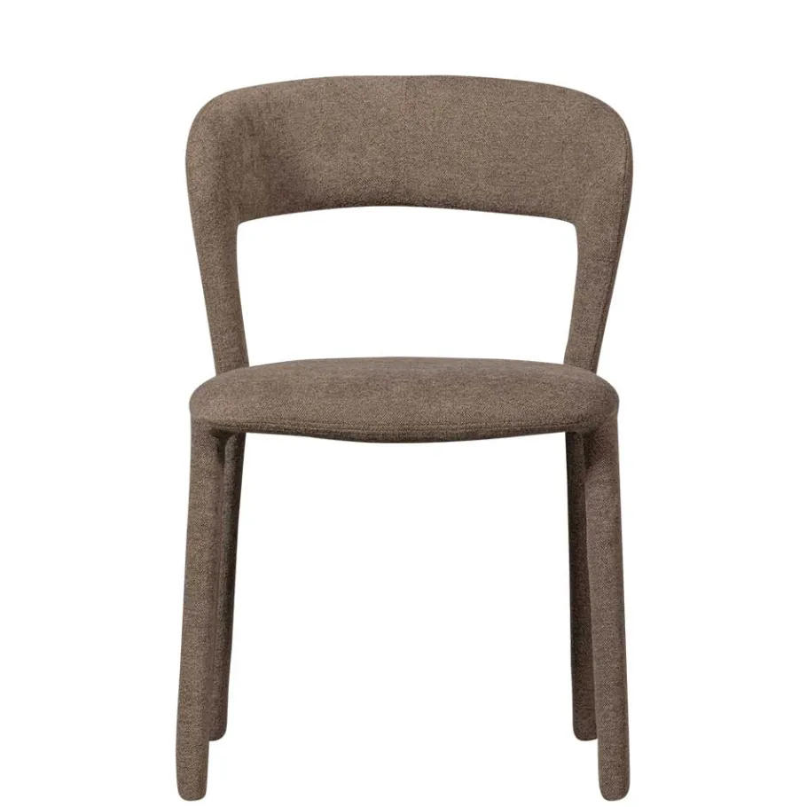 Outlet Wohnen Skandi Polsterstuhl in Taupe - Rayn (2er Set)