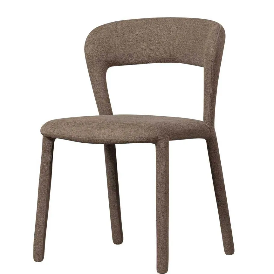 Outlet Wohnen Skandi Polsterstuhl in Taupe - Rayn (2er Set)