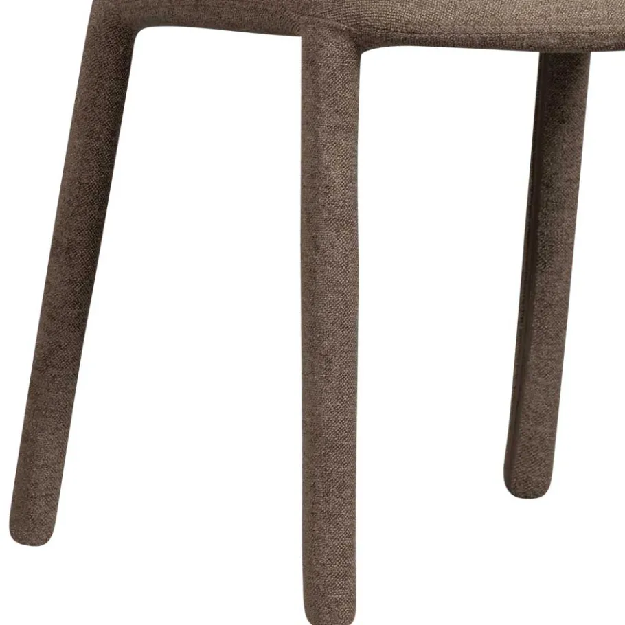 Outlet Wohnen Skandi Polsterstuhl in Taupe - Rayn (2er Set)