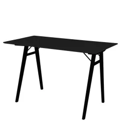 New Wohnen Skandi Schreibtisch in Schwarz - Vallino