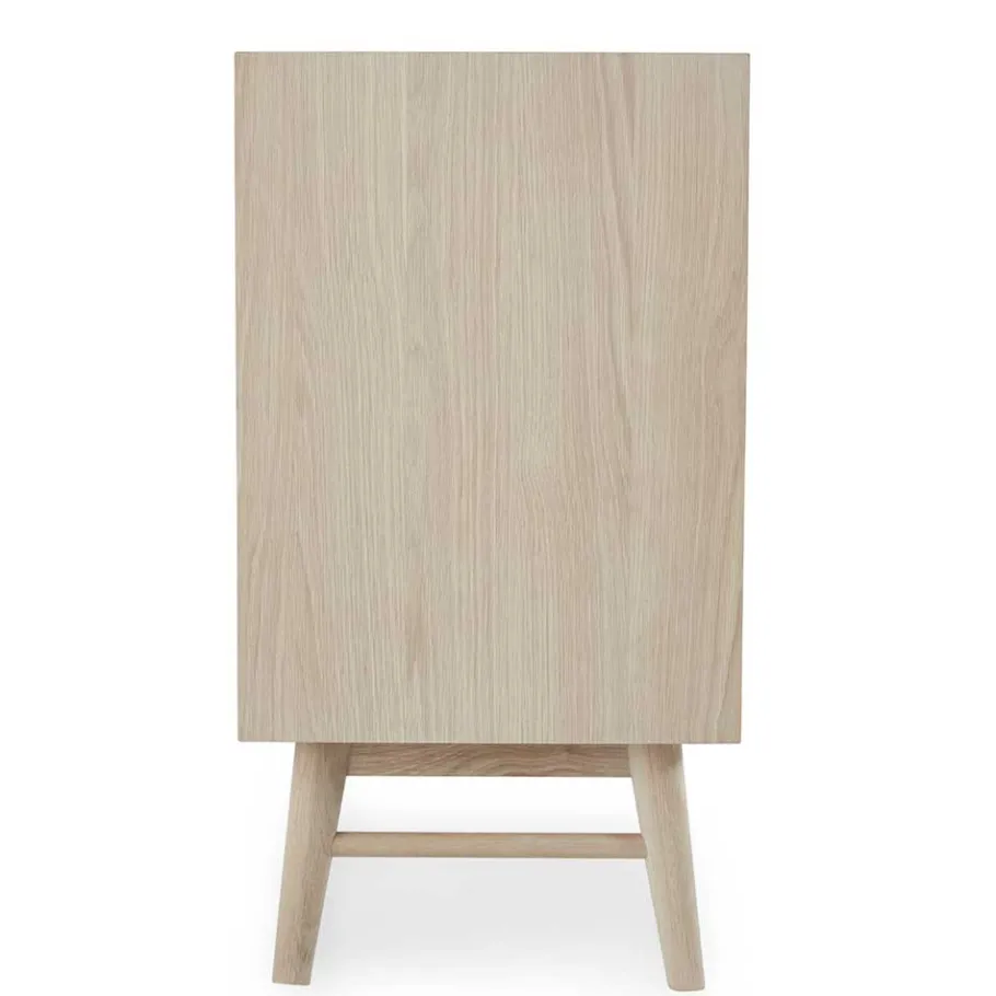 Wohnen Skandi Sideboard in Eiche Weiß - Lametla