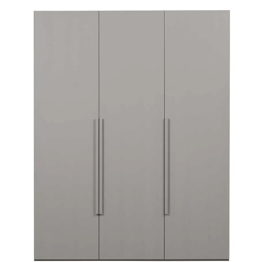 Best Wohnen Skandi 3-türiger Schlafzimmerschrank in Grau - Rochella