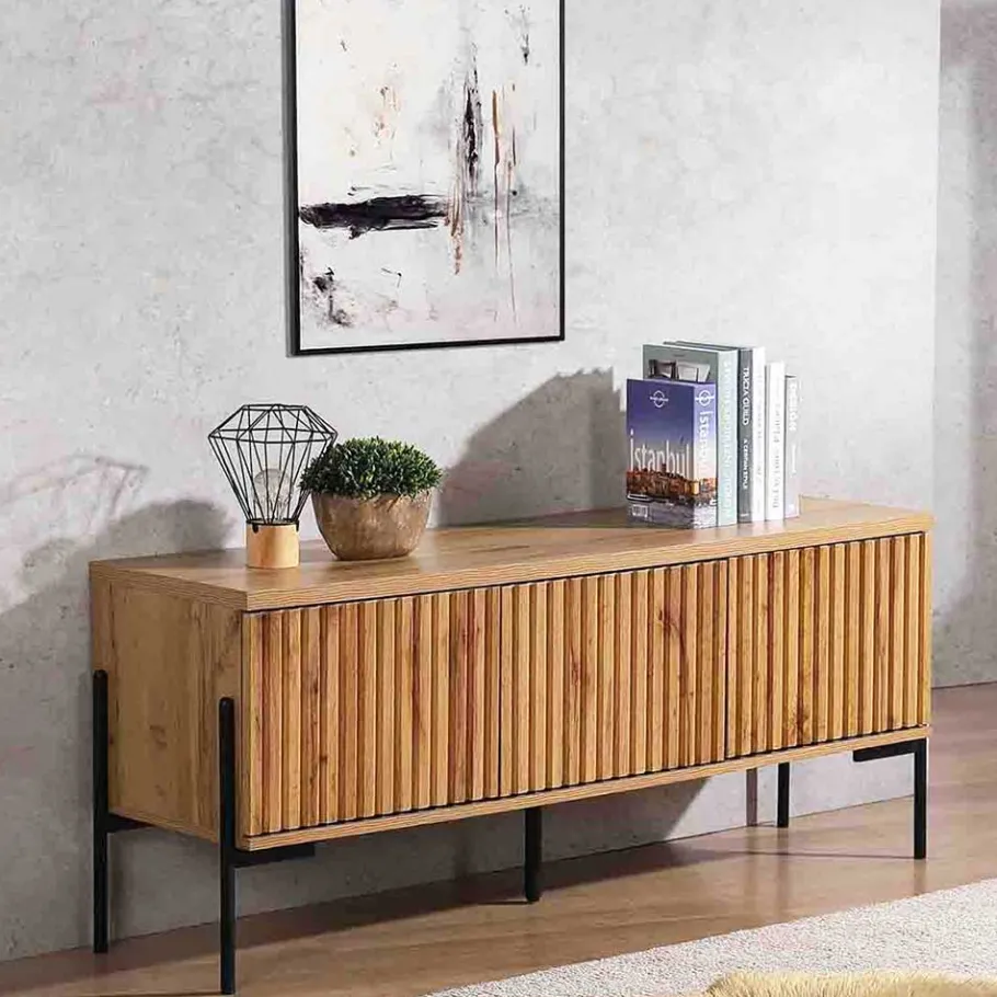 Sale Wohnen Skandi TV Board 130 cm breit - Elastian