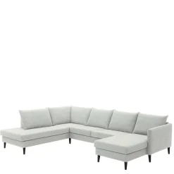 New Wohnen Skandi Wohnlandschaft in U-Form - offwhite - Udessa
