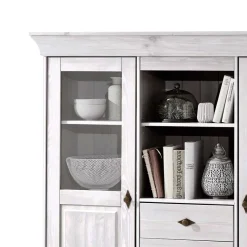 Sale Wohnen Skandinavisches Highboard Satumare in Weiß