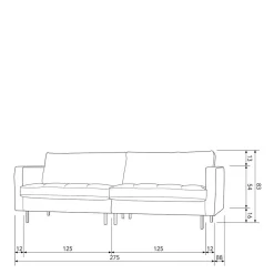 Wohnen Sofa Kienta in Cognac Braun Recycling Leder