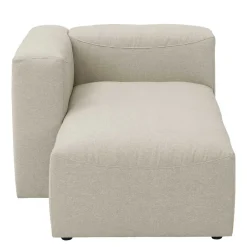Outlet Wohnen Sofaelement Recamiere in Cremeweiß - Tembreno