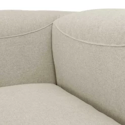Outlet Wohnen Sofaelement Recamiere in Cremeweiß - Tembreno