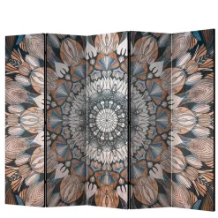 Best Wohnen Spanische Trennwand mit Mandala Motiv bedruckt - Waykiko