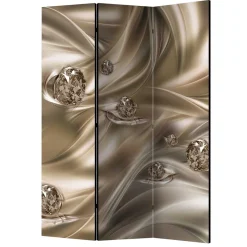 Clearance Wohnen Spanische Wand mit Diamanten Motiv in Braun Grau - Lessima