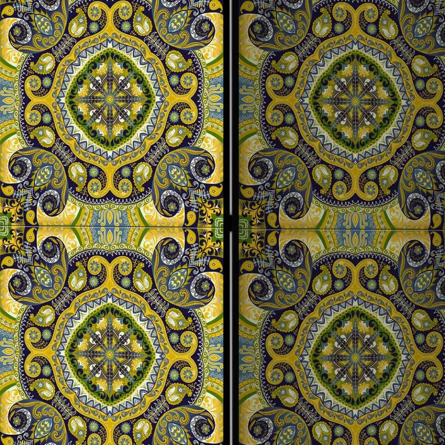 New Wohnen Spanische Wand mit Kachelmuster - Laimas