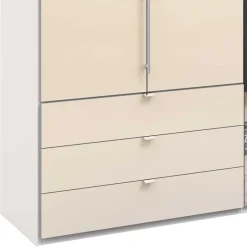 Outlet Wohnen Spiegel Schlafzimmerschrank mit Falttüren - Zidarie