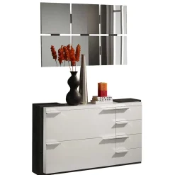 Discount Wohnen Spiegel Set & Schuhschrank - Alexandra (zweiteilig)