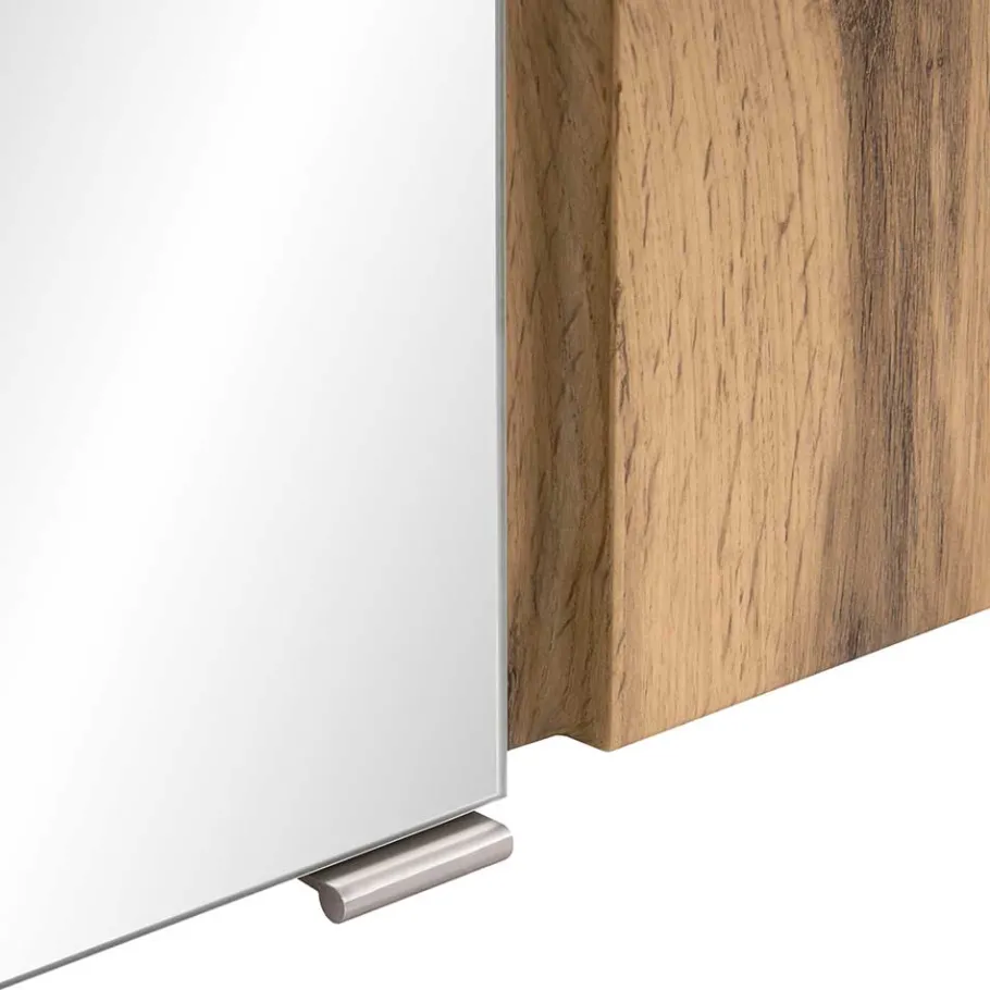 Best Wohnen Spiegelschrank 4-türig & Unterbeckenschrank - Mia (zweiteilig)