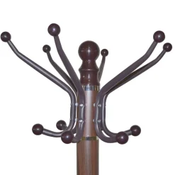 Sale Wohnen Standgarderobe in Braun mit Marmor Fuß - Motrilo