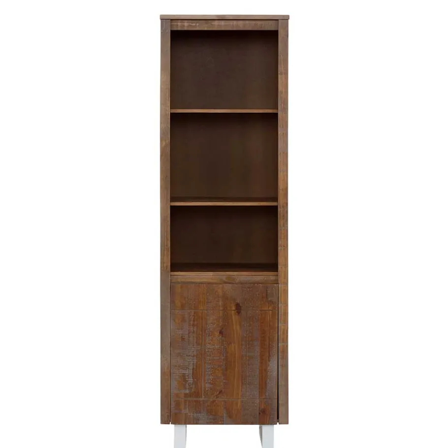 Discount Wohnen Standregal aus Kiefer Massivholz Dunkel - Lavagna