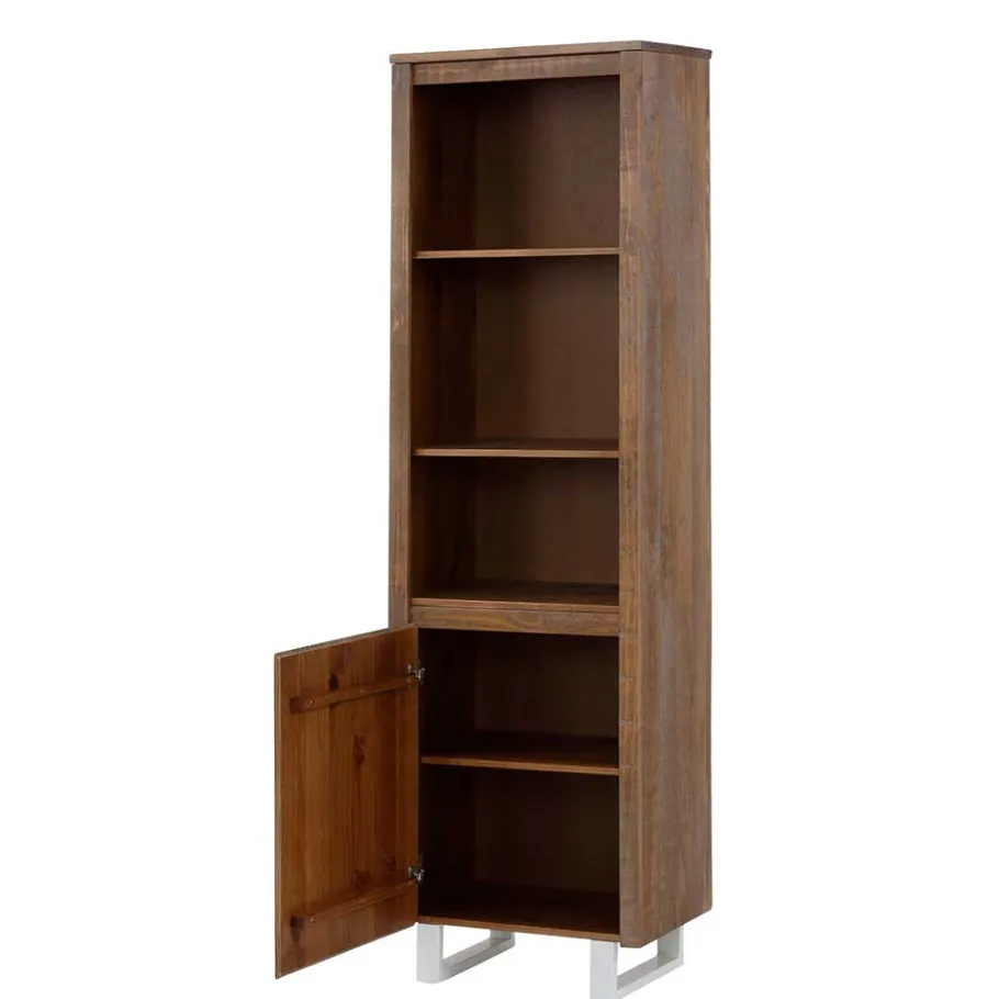 Discount Wohnen Standregal aus Kiefer Massivholz Dunkel - Lavagna