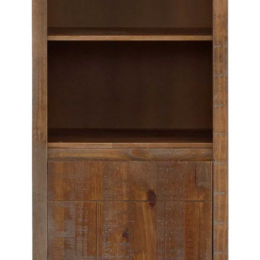 Discount Wohnen Standregal aus Kiefer Massivholz Dunkel - Lavagna