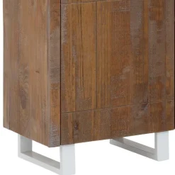 Discount Wohnen Standregal aus Kiefer Massivholz Dunkel - Lavagna