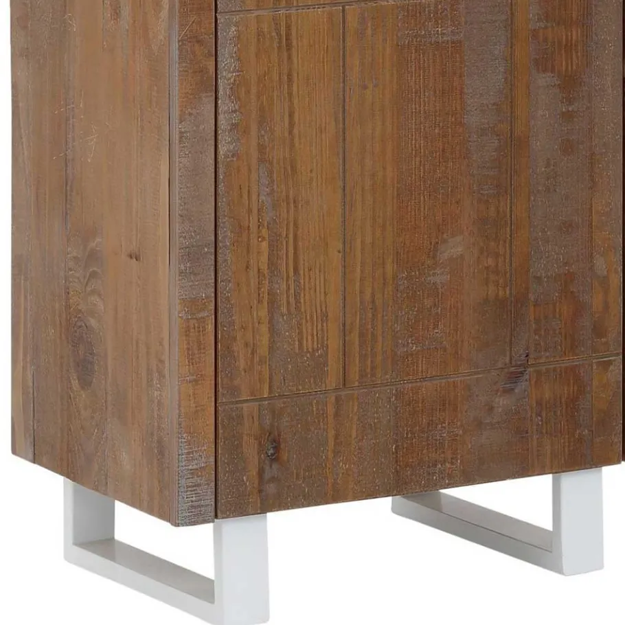 Discount Wohnen Standregal aus Kiefer Massivholz Dunkel - Lavagna