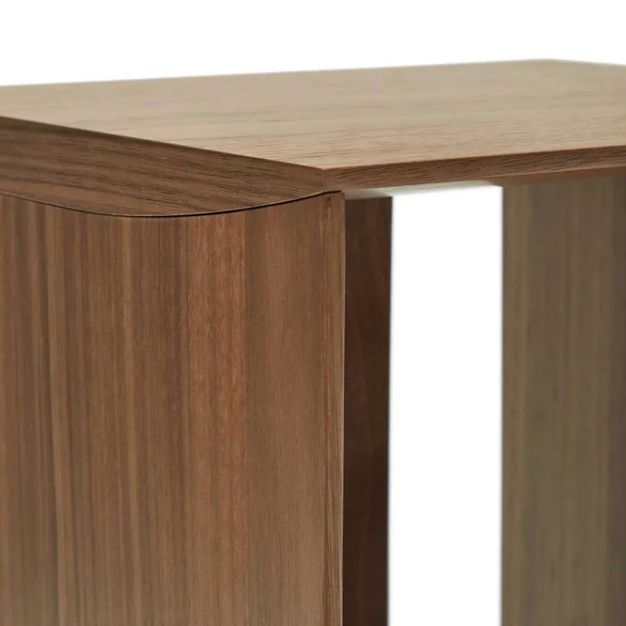 New Wohnen Standregal Module Set in Nussbaum - Jaitur (vierteilig)