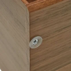New Wohnen Standregal Module Set in Nussbaum - Jaitur (vierteilig)