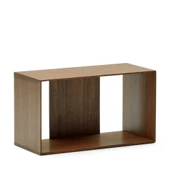 New Wohnen Standregal Module Set in Nussbaum - Jaitur (vierteilig)