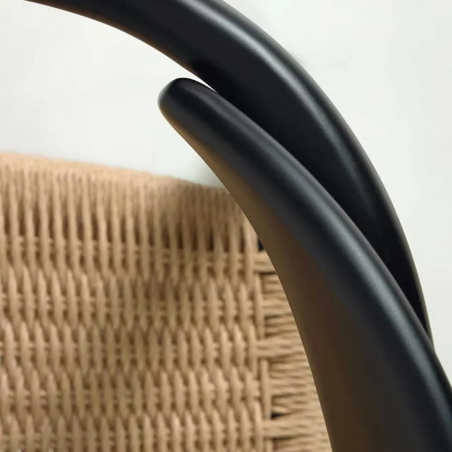Outlet Wohnen Stapelbarer Armlehnenstuhl im Skandi Design - Giulietta (4er Set)