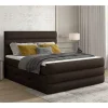 Best Wohnen Stauraum Boxspringbett in Braun Stoff - Birt