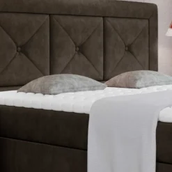 Clearance Wohnen Stauraumbett in Dunkelbraun - Giralna
