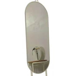 Best Wohnen Stehender Designerspiegel in Weiß - Jastrid