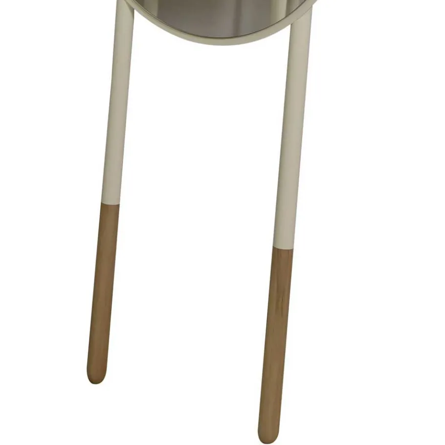 Best Wohnen Stehender Designerspiegel in Weiß - Jastrid