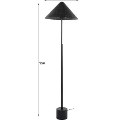 Clearance Wohnen Stehlampe in Schwarzgrau aus Metall - Catron