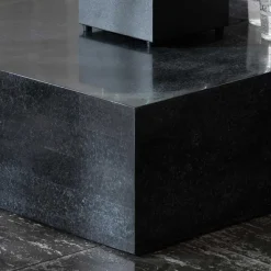 Outlet Wohnen Stein Couchtisch Luvega in Schwarz