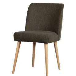 Sale Wohnen Stühle aus braunem Boucle Stoff - Convilla (2er Set)
