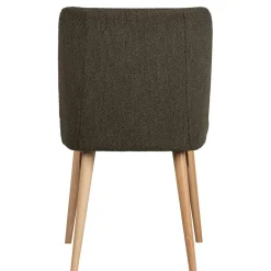 Sale Wohnen Stühle aus braunem Boucle Stoff - Convilla (2er Set)