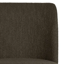 Sale Wohnen Stühle aus braunem Boucle Stoff - Convilla (2er Set)