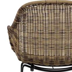 Sale Wohnen Stühle aus Kunstrattan in Beigegrau - Simonas (2er Set)