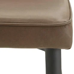 Online Wohnen Stühle in Braun Kunstleder - Freiburg (2er Set)
