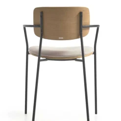 Discount Wohnen Stühle in Eiche & Beige & Schwarz - Salute (4er Set)