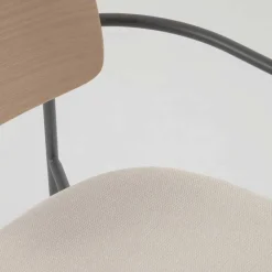 Discount Wohnen Stühle in Eiche & Beige & Schwarz - Salute (4er Set)